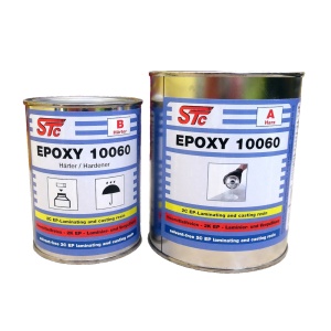 Set rasina opoxidica STC, 2K, pentru laminare si turnare, A+B 1Kg - 10060 - Img 2