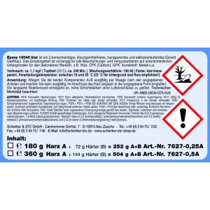 Set rasina opoxidica STC, 2K, pentru turnare , A+B 0.504Kg - 10040 - Img 3