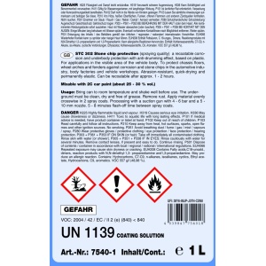 STC 302 ANTIFON PVC PROTECTIE ANTPIETRE NEGRU 1L - Img 2