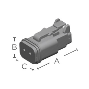 Conector auto Deutsch DT, mama, 6 pini - Img 5