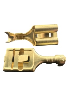 Papuc auto neizolat mama, cu opritor, latime 9,5mm, pentru fir de 1-2,5mm2 - 100buc/set