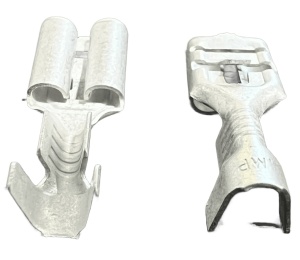 Papuc neizolat mama, cu opritor, latime 6,3mm, fir de 2,5mmp, cupru electrolitic - 100buc/set - Img 2