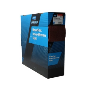 Pasla abraziva NORTON netesuta rosie pretaiata Bear-tex F4807 Standard Very Fine 115mmx10m