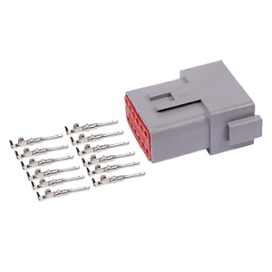 Conector auto Deutsch DTP, tata, 12 pini - Img 2