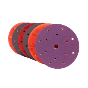 Disc abraziv FIN velcro pe suport de burete 13mm, maro | AG13mm