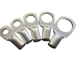 GT10 - Papuc cupru electrolitic neizolat, cu gaura, pentru fir de 10mmp