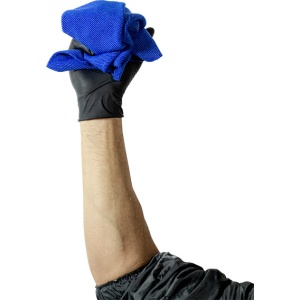 Laveta microfibra FARECLA, albastra, fara margini cusute, 40*40cm - Img 2