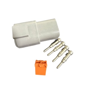 Set conector auto Deutsch DTP, tata, 4 pini - Img 3