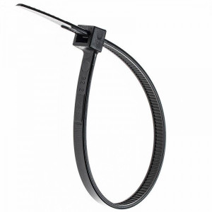 Colier plastic negru set 100 buc