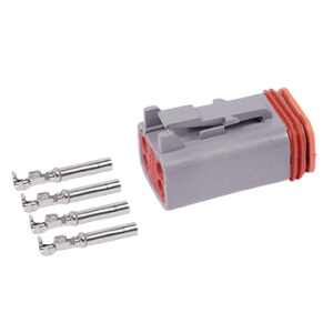 Conector auto Deutsch DTP, mama, 4 pini - Img 4