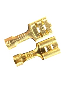 Papuc auto cupru, neizolat, mama, latime 6,3mm, pentru fir de 0,5-1,0mm2 - 100buc/set