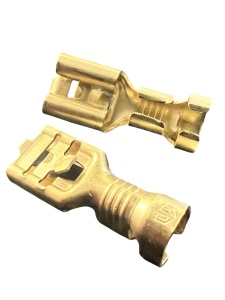 Papuc auto neizolat mama, latime 6,3mm, cu opritor, pentru fir de 2,5mm2 - 100buc/set - Img 3