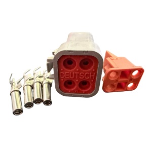 Set conector auto Deutsch DTP, mama, 4 pini