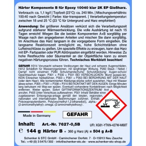 Set rasina opoxidica STC, 2K, pentru turnare , A+B 0.504Kg - 10040 - Img 4