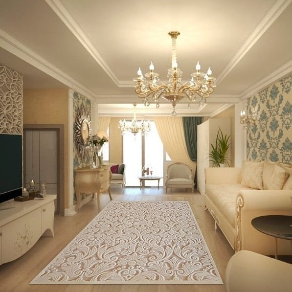 Covor 3D, crem - 2 | YEO