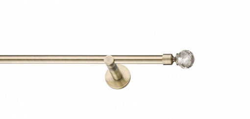 Galerie Crystal de perete, simpla auriu antic 19mm