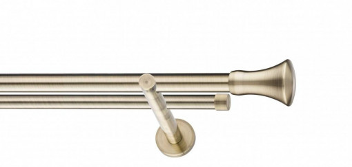 Galerie Monaco de perete, dubla auriu antic 19mm