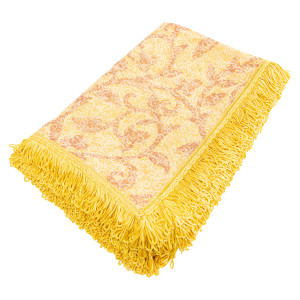 Fata de masa Hiko Nostalgie Garden, bumbac orange peach , cu pasmanterie