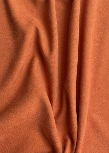 Set 2 draperii stofa de culoare portocalie Hiko orange Brick cu rejansa creion, 6,5cm - Img 2