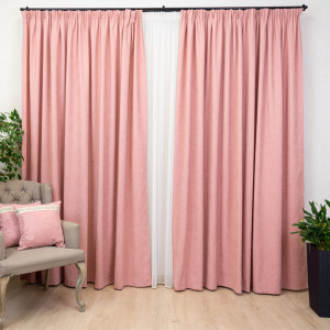 Draperie Hiko BASE roz, cu rejansa, 1 bucata - Img 3
