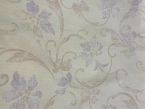 Fata de masa Vanilla, 100% bumbac plin, galben deschis cu flori bej, dimensiuni exacte la comanda - Img 4