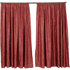 Draperie Hiko IMPERIAL SHADOW bordeaux, cu rejansa, 1 bucata - Img 2