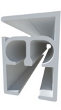2 Sine simple din aluminiu cu SNUR de tragere, montaj console de perete, pe dimensiunea exacta, dorita - Img 2