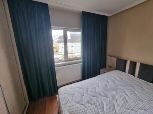 Draperie Hiko Comfy catifea albastru royal, cu rejansa, 1 bucata - Img 3