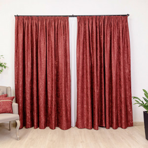 Draperie Hiko IMPERIAL SHADOW bordeaux, cu rejansa, 1 bucata - Img 4