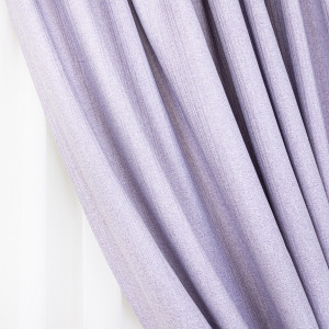 Set 2 draperii Hiko Lux Blackout, dimout mov lavanda, cu rejansa - Img 3