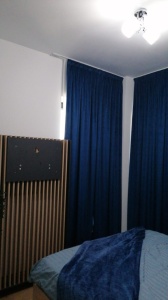 Draperie Hiko Comfy catifea albastru royal, cu rejansa, 1 bucata - Img 5