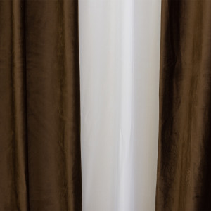 Draperie Hiko COMFY catifea maro, cu rejansa, 1 bucata - Img 3