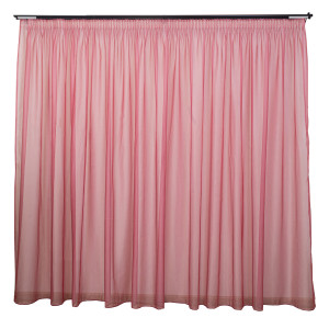 Perdea voal Hiko Ana pink, cu rejansa - Img 2