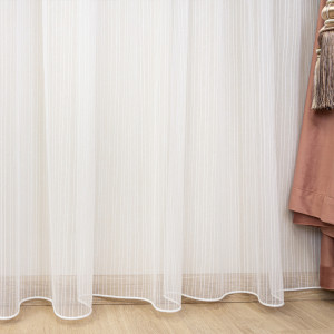 Draperie Hiko Comfy catifea Somon, cu rejansa Premium, creion de 6,5cm, 1 bucata - Img 3