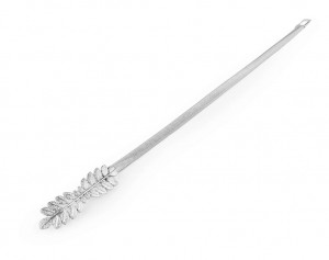Snur decorativ Hiko Fancy Metal grey, pentru prindere perdele si draperii - Img 4