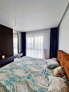 Draperie Hiko Comfy catifea albastru royal, cu rejansa, 1 bucata - Img 8