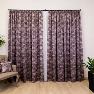 Draperie Hiko ROYAL SHINE roz, cu rejansa, 1 bucată - Img 4
