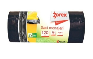 SACI MENAJ 120L 10/SET ZOREX
