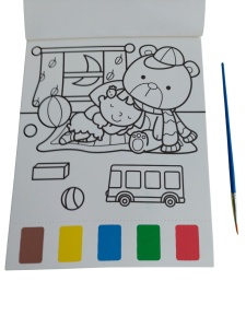TABLOU PICTAT CU ACUARELE 17.5*23CM - Img 2
