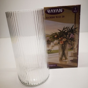 RYG0117 VAZA STICLA 20CM BAMBOO WAY