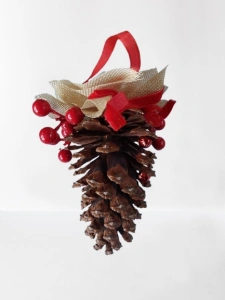 ORNAMENT CON BRAD 15CM 2302