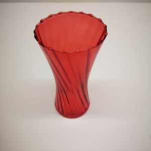 VAZA STICLA 20CM ROSIE 8220