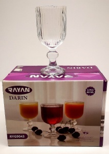 RYG9043 SET 6 PAHARE DARIN 80ML