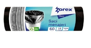 SACI MENAJ 60L 10/SET ZOREX