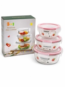 SET 3 VASE YENA 3, 2.2, 1.6, 1L B150 614-17 (6/BAX)
