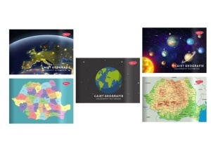CAIET GEOGRAFIE DACO COPERTA PLASTIC 24FILE