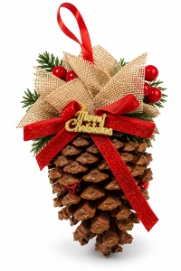 ORNAMENT CON BRAD 15CM 2302 - Img 2
