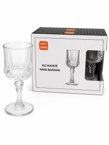 SET 6 PAHARE CU PICIOR CU AURIU T610 50ML 678-18 (12/BAX)