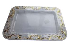 TAVA PLASTIC 30*22CM 0033 CU AURIU - Img 2