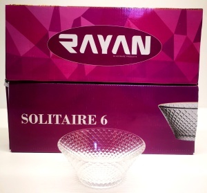 RYG6037 SET 6 BOLURI SOLITAIRE 260ML